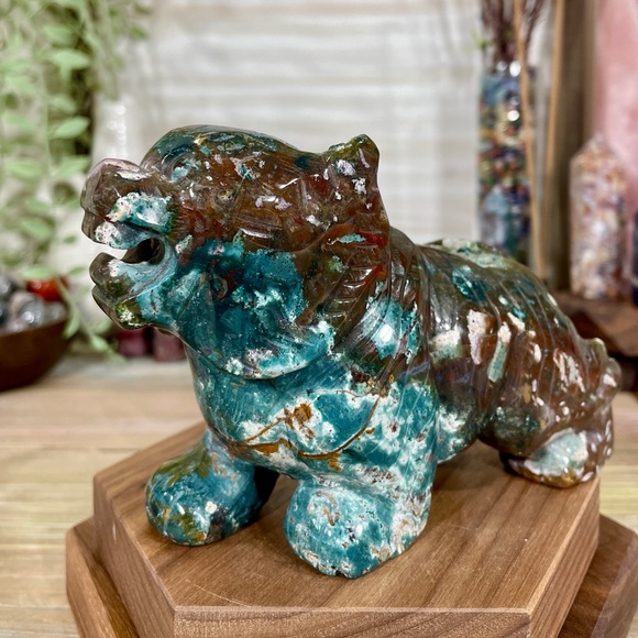 Other - 1036 Ocean Jasper Tiger Crystal Carving